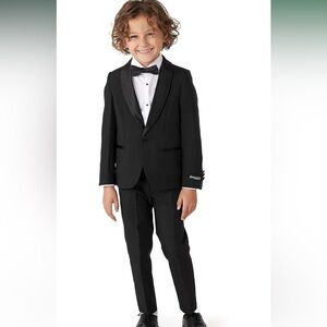 OppoSuits Classic Black Kids Suit